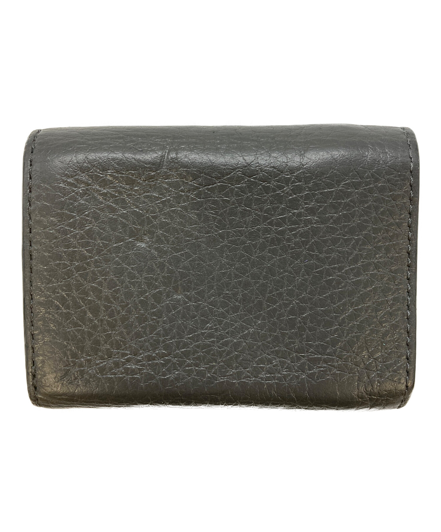 中古・古着通販】FENDI (フェンディ) 3つ折り財布 グレー サイズ:実寸 