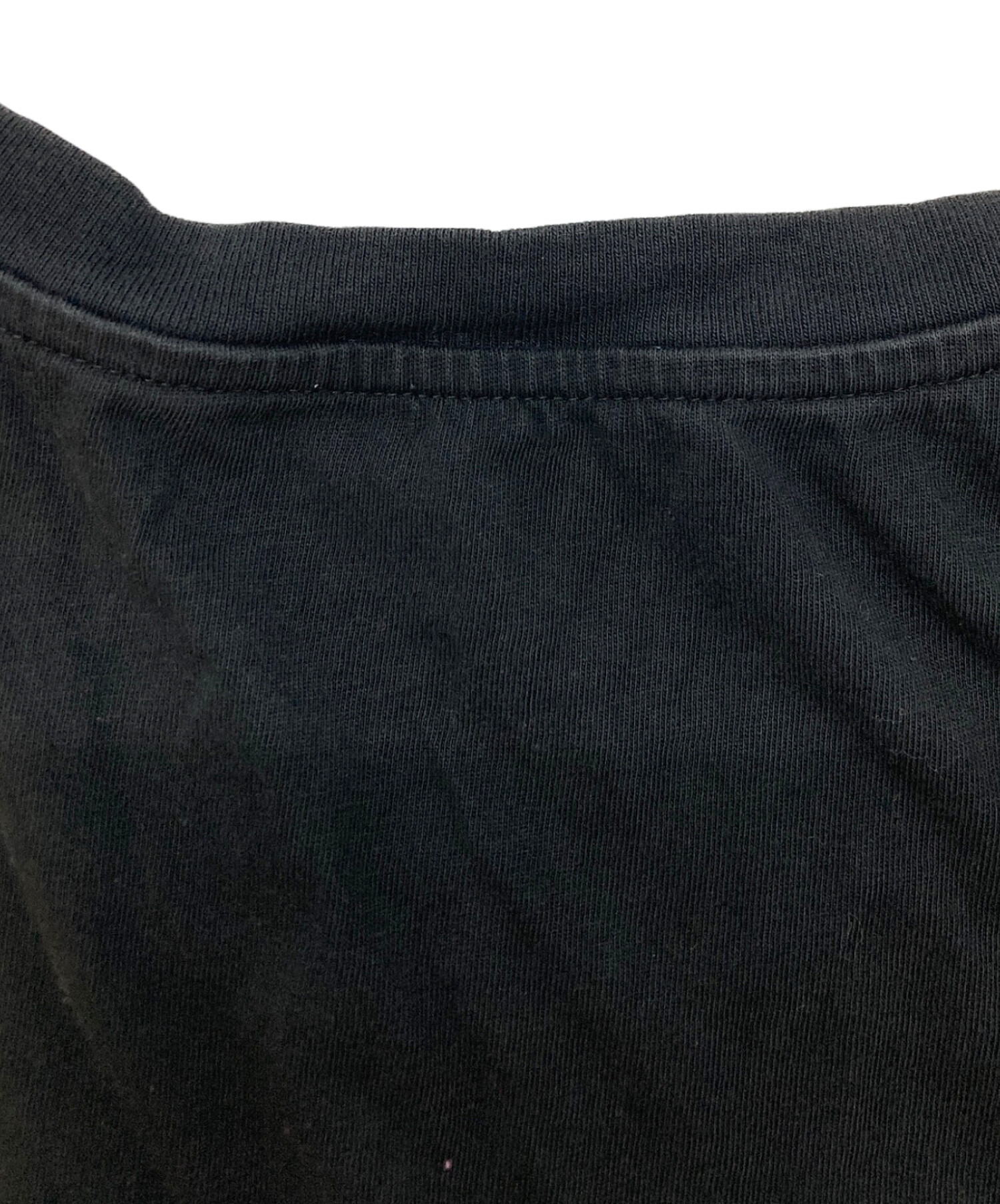 中古・古着通販】VERSACE (ヴェルサーチェ) ロゴ刺繍Tシャツ ブラック