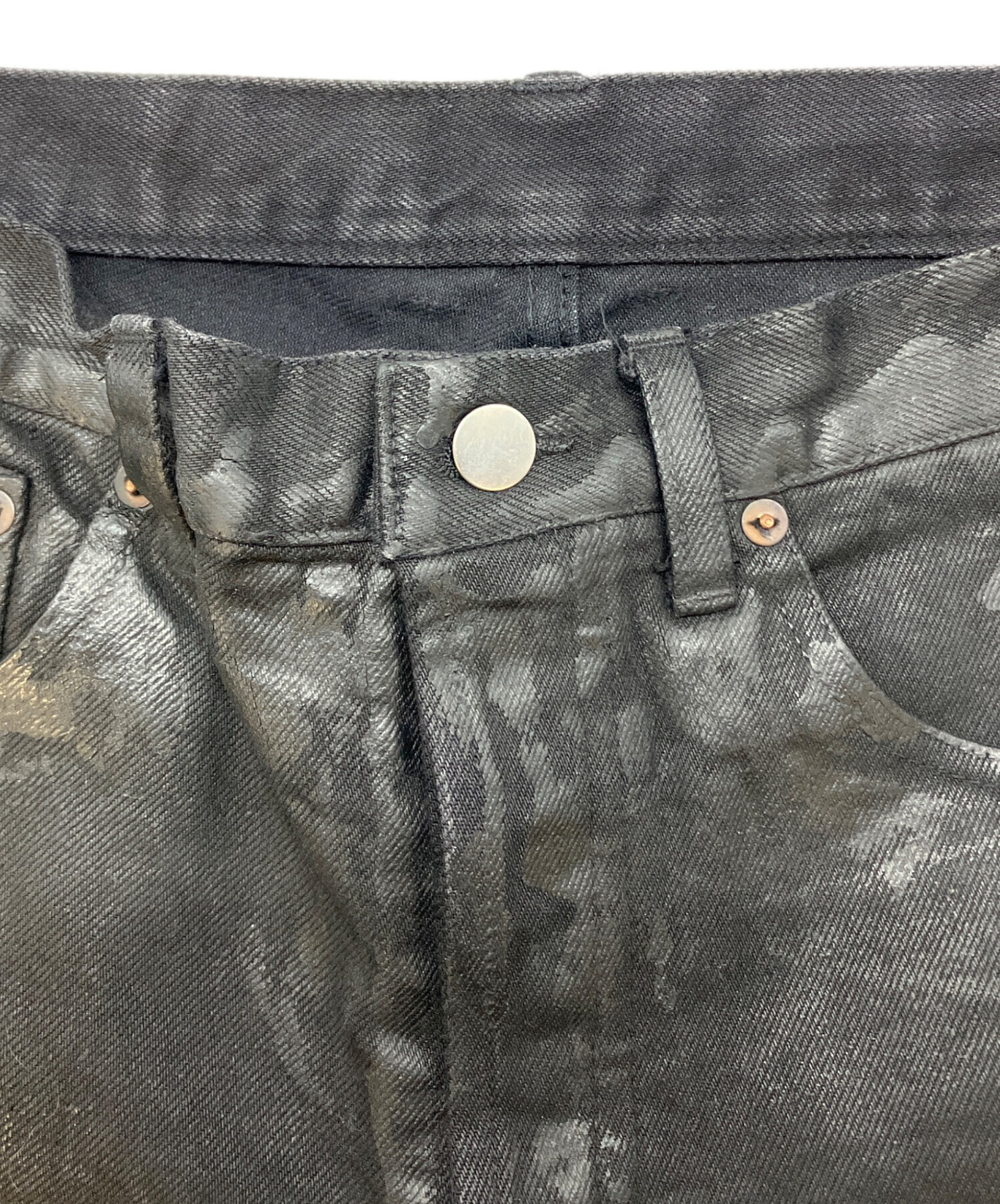 中古・古着通販】BREATH (ブレス) COATING LACE UP PANTS ブラック