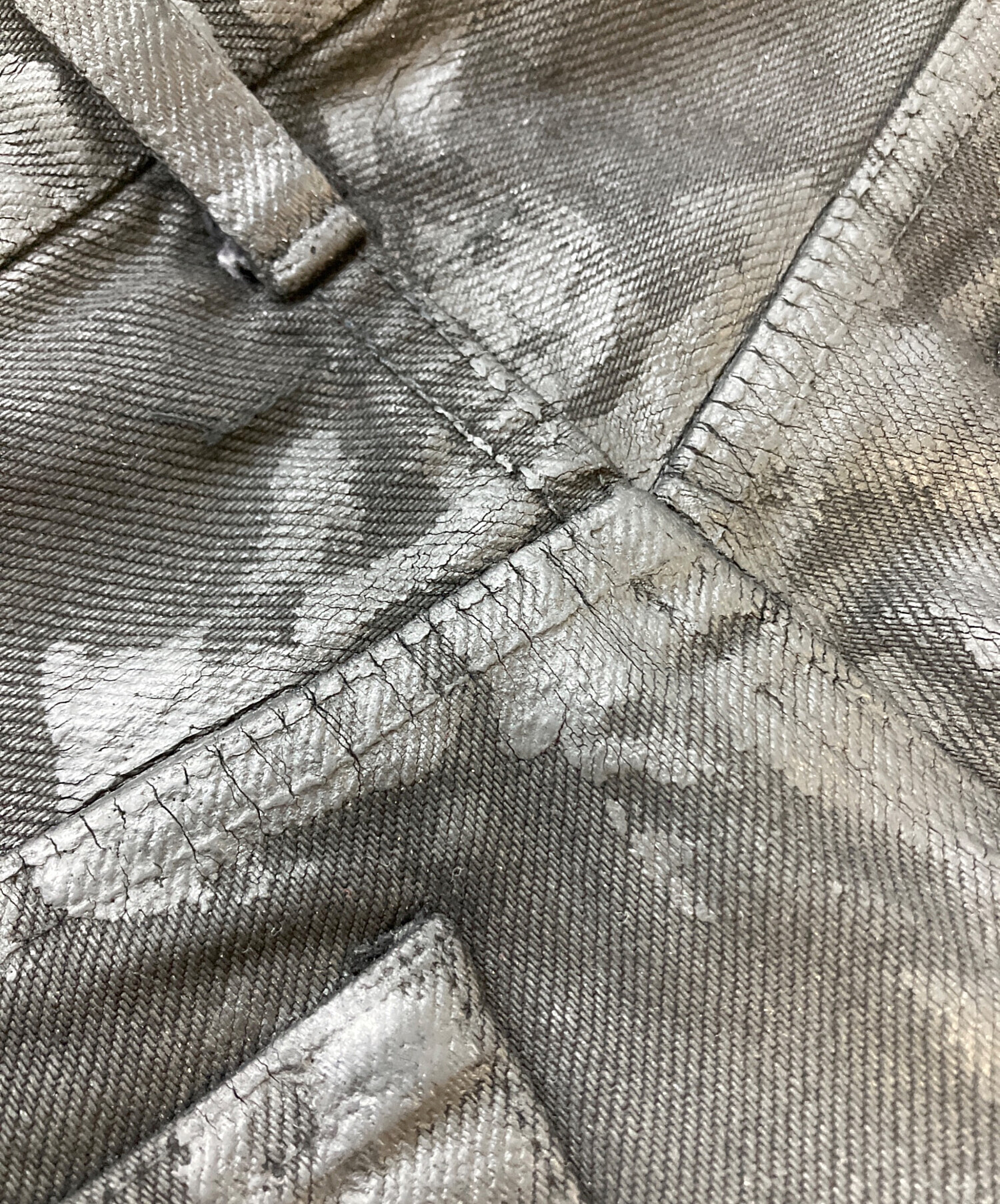 中古・古着通販】BREATH (ブレス) COATING LACE UP PANTS ブラック