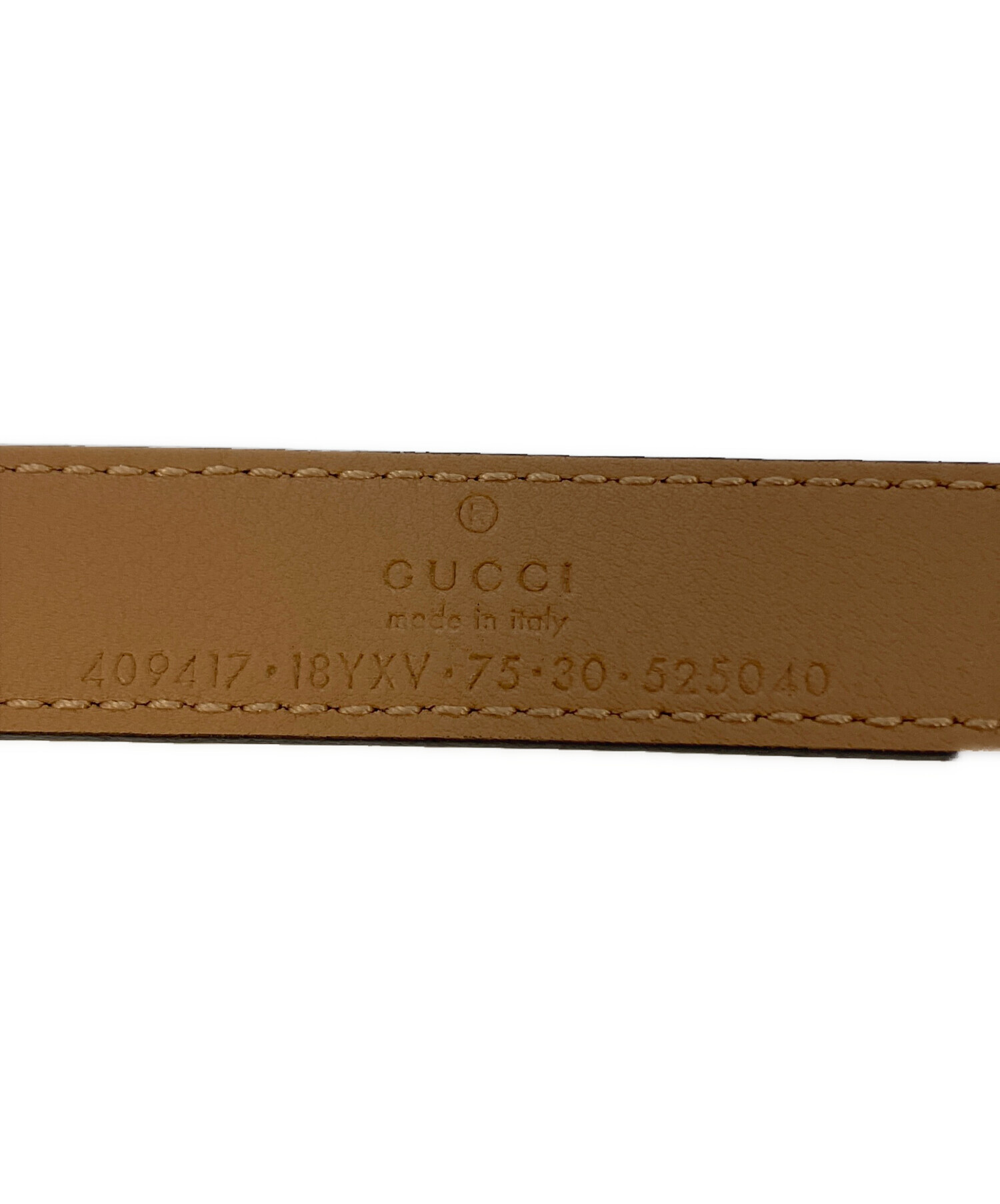 中古・古着通販】GUCCI (グッチ) GGマーモントベルト ベージュ サイズ