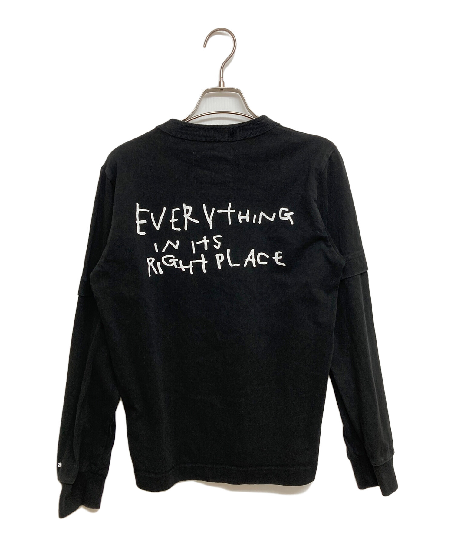 中古・古着通販】sacai (サカイ) 長袖カットソー 23-0648S ブラック