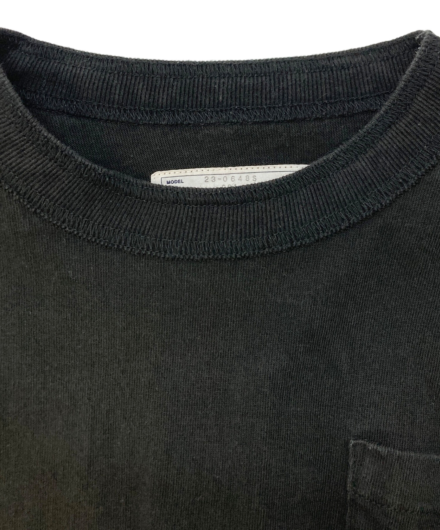 中古・古着通販】sacai (サカイ) 長袖カットソー 23-0648S ブラック