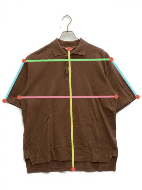 中古・古着通販】AURALEE (オーラリー) ポロシャツ ブラウン サイズ