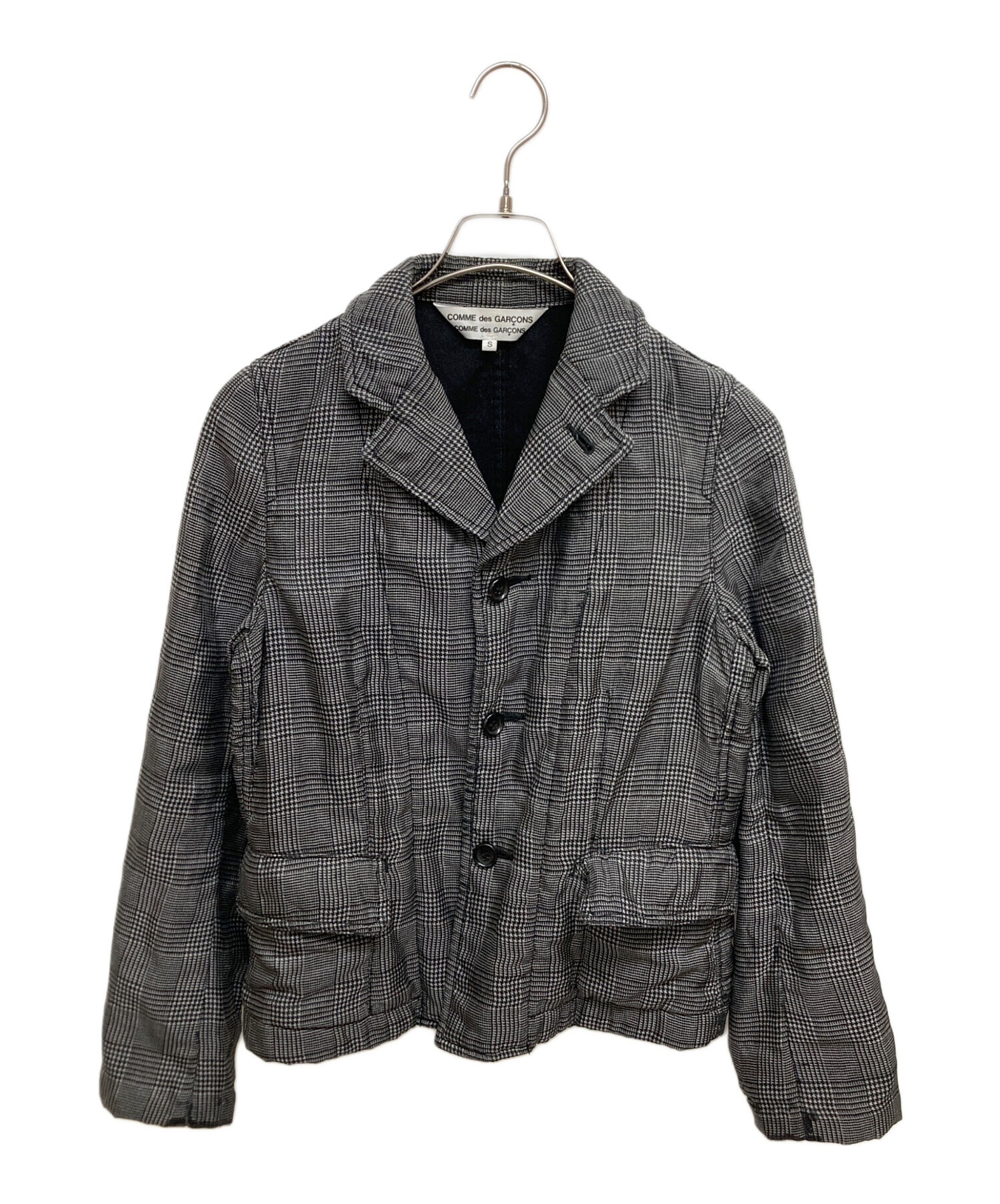 【希少】COMME des GARCONS グレンチェック テーラードジャケット 中古・古着通販】COMME des GARCONS COMME des GARCONS