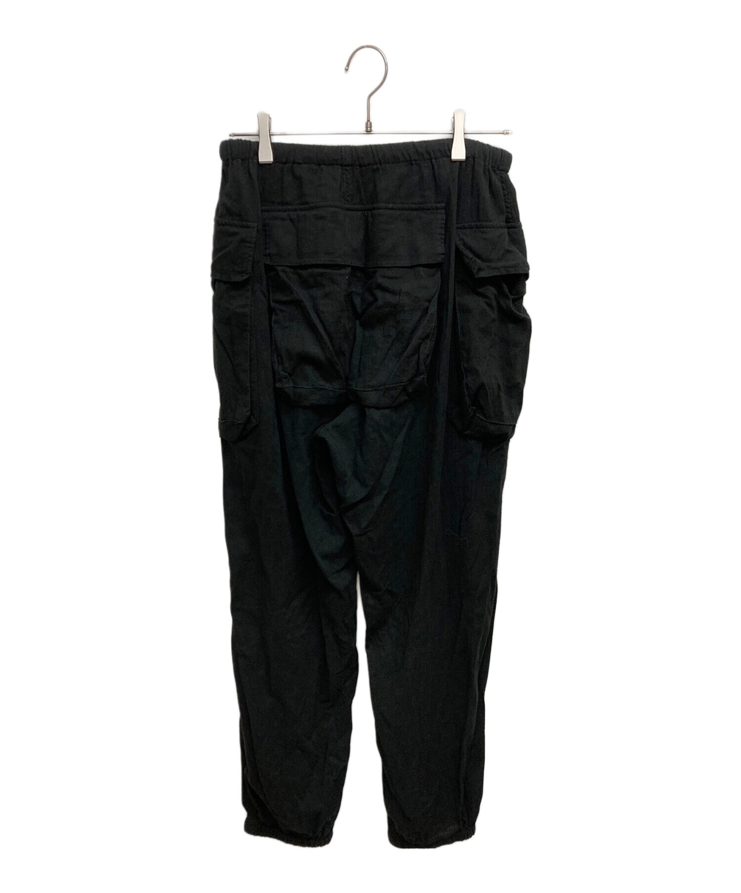 中古・古着通販】COMOLI (コモリ) 空紡オックス カーゴパンツ ブラック