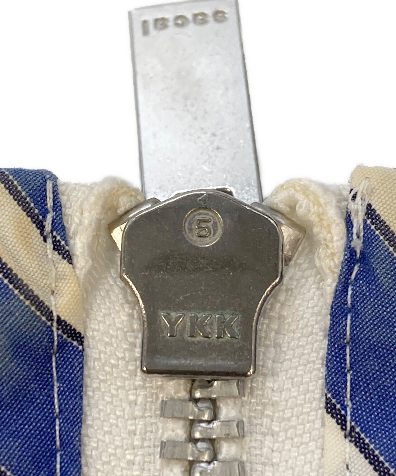 中古・古着通販】sacai (サカイ) 半袖ブラウス ブルー×ホワイト サイズ