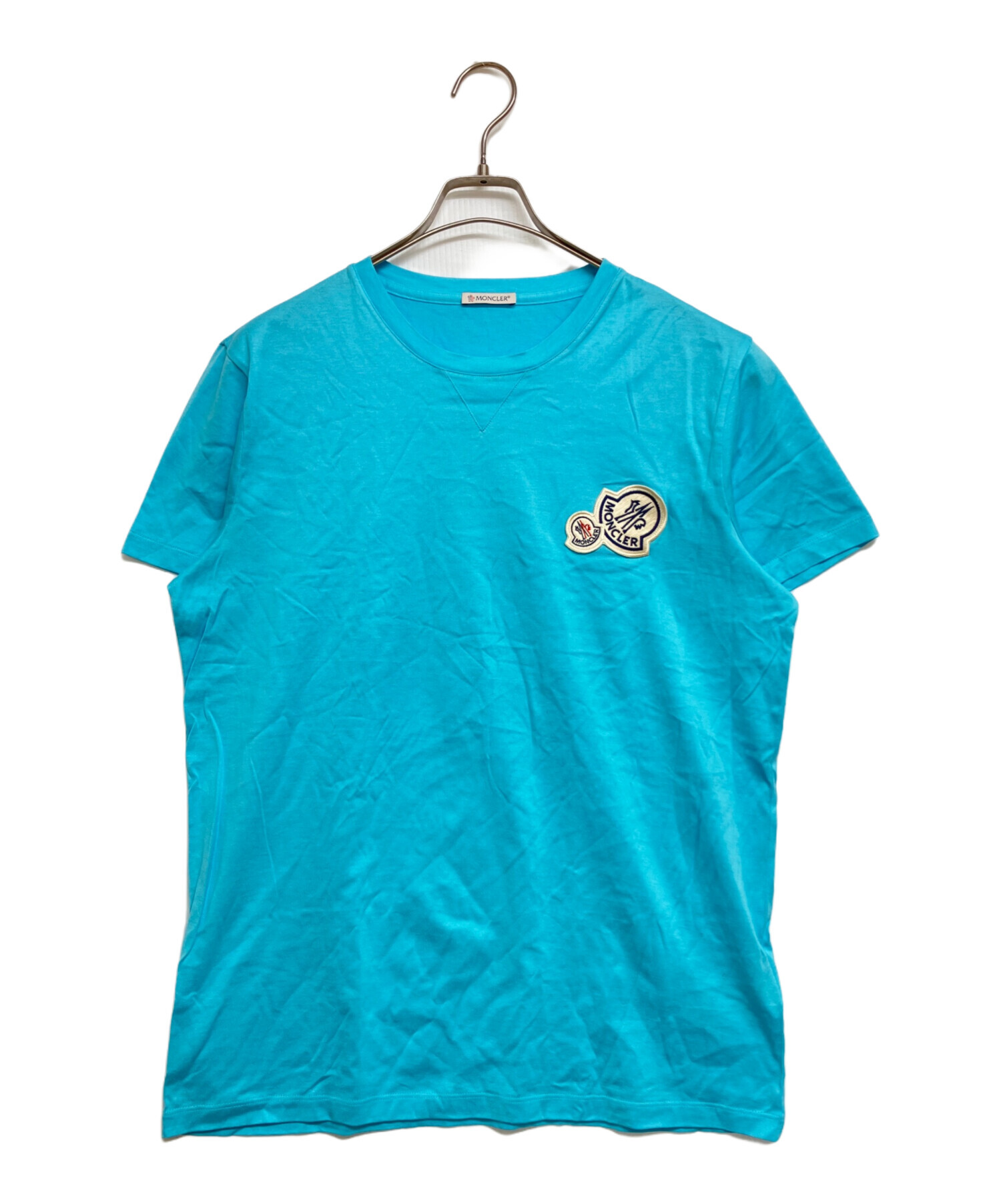 中古・古着通販】MONCLER (モンクレール) MAGLIA T-SHIRT ブルー