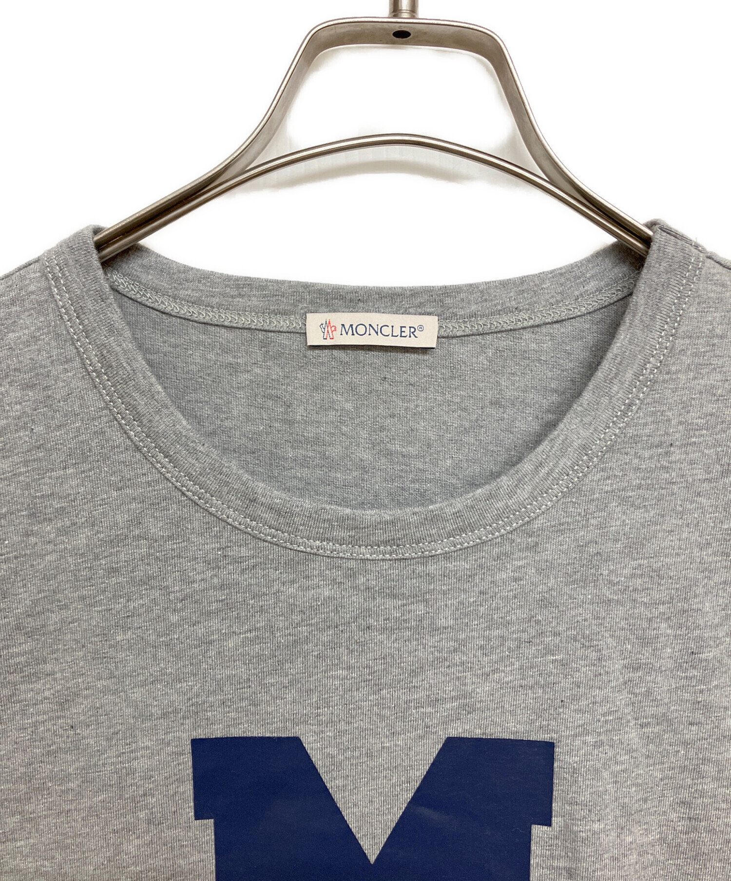 中古・古着通販】MONCLER (モンクレール) MAGLIA T-SHIRT グレー