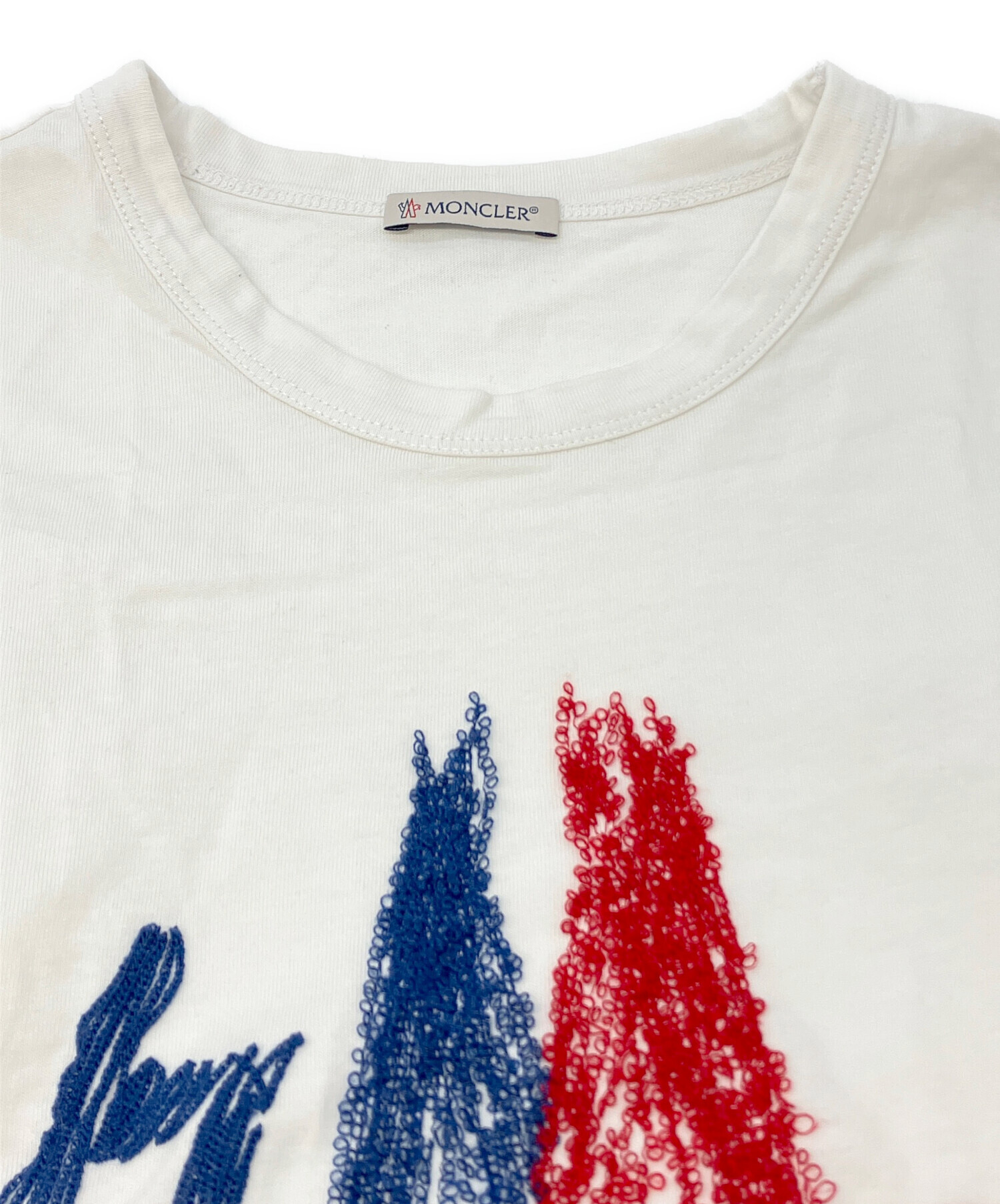 中古・古着通販】MONCLER (モンクレール) MAGLIA T-SHIRT ホワイト
