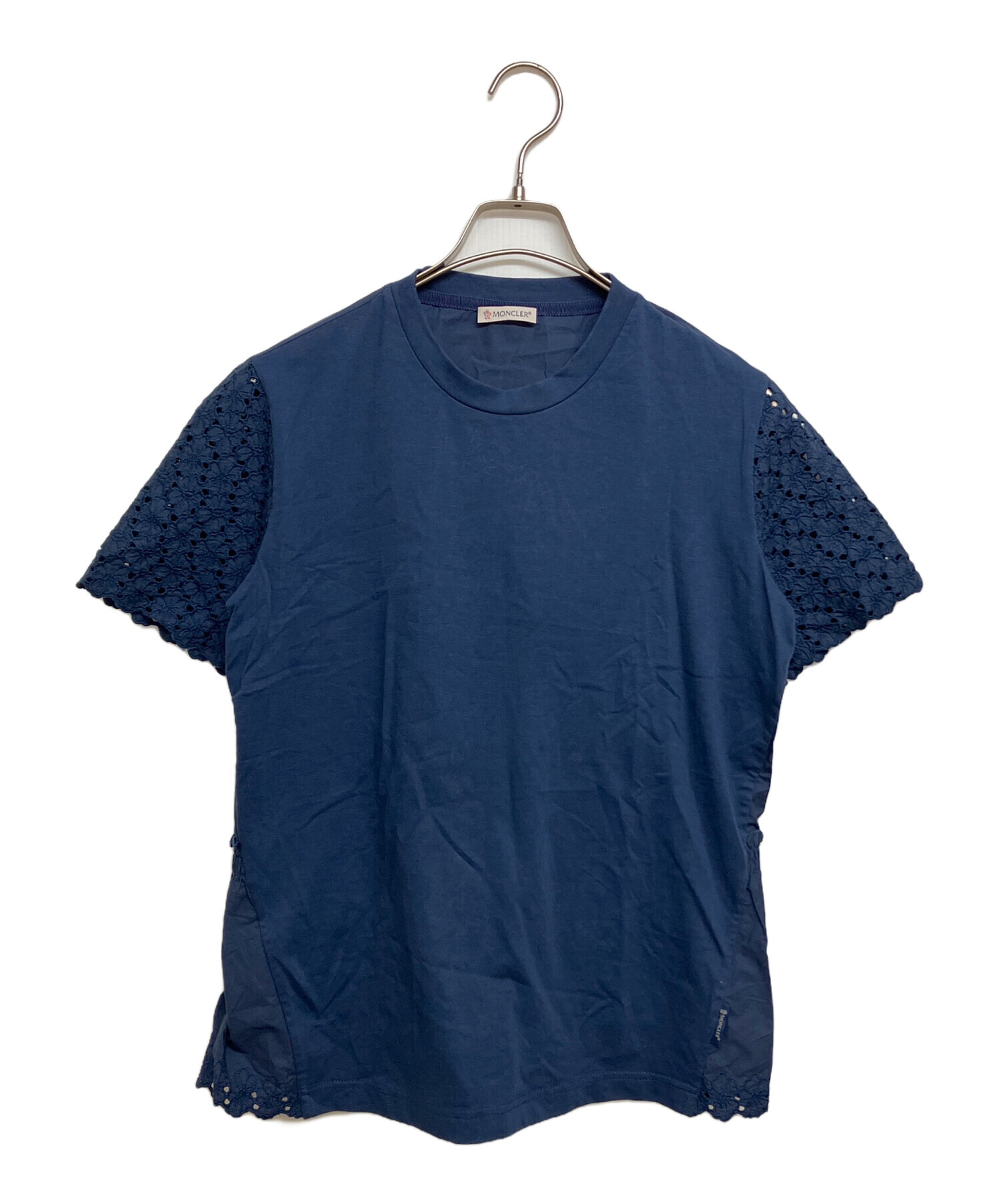 中古・古着通販】MONCLER (モンクレール) MAGLIA GIROCOLLO ネイビー