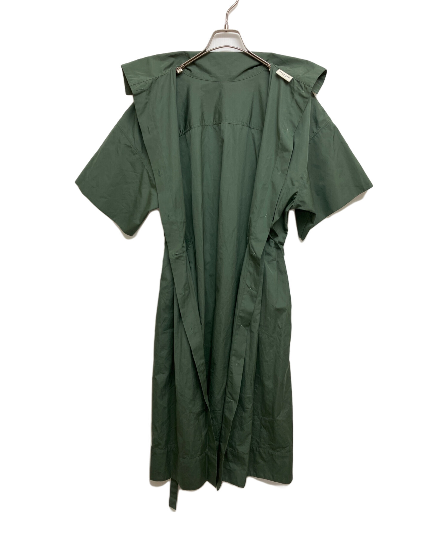 【美品】DRIES VAN NOTEN ブラウン 長袖 シャツワンピース 中古・古着通販】DRIES VAN NOTEN (ドリスヴァンノッテン) シャツ
