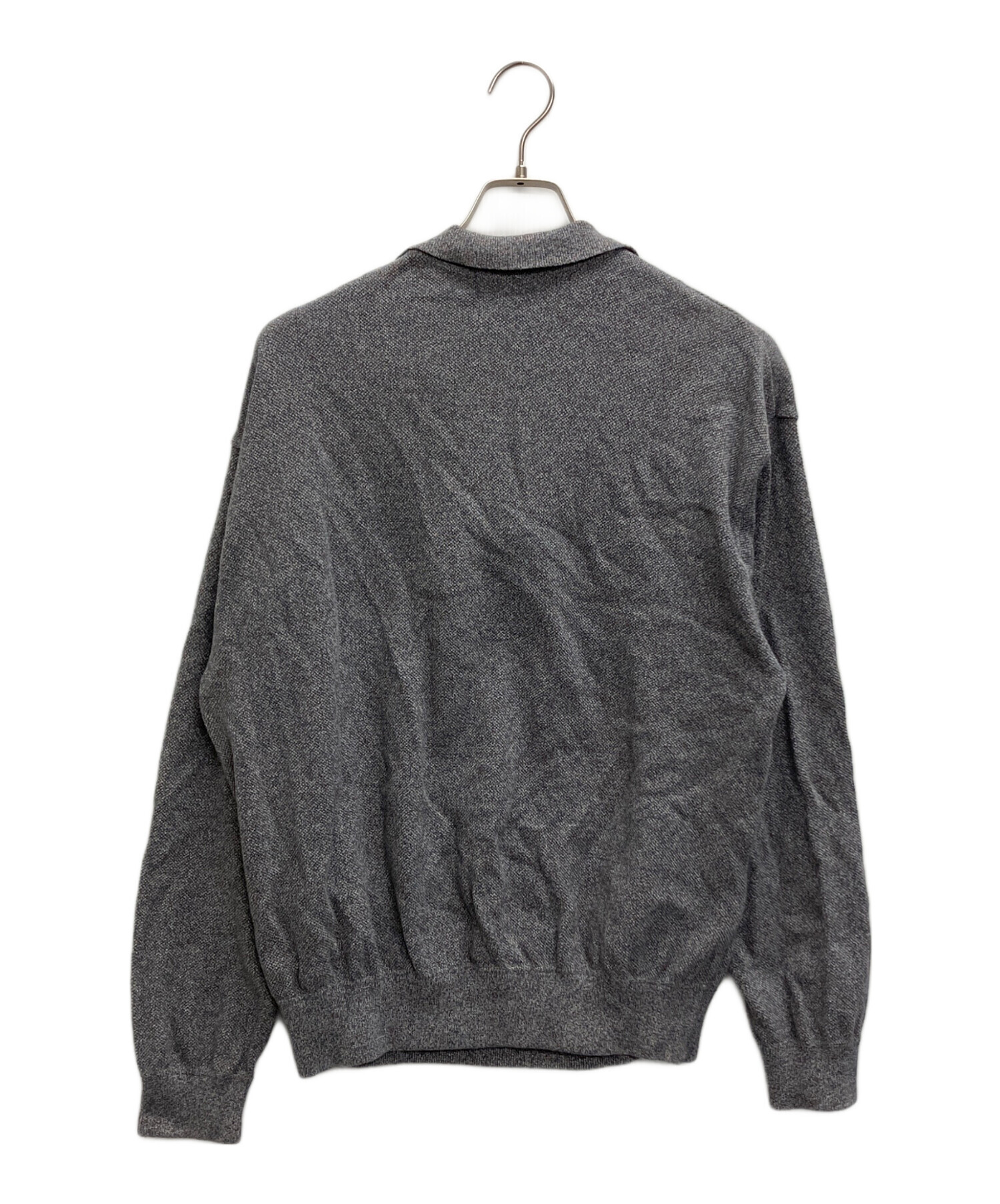 【中古】crepuscule 21SS Light Moss Stitch L/S サイズ1 灰 2101-014[91][240091402379] 中古・古着通販】crepuscule (クレプスキュール) Moss Stitch Skipper