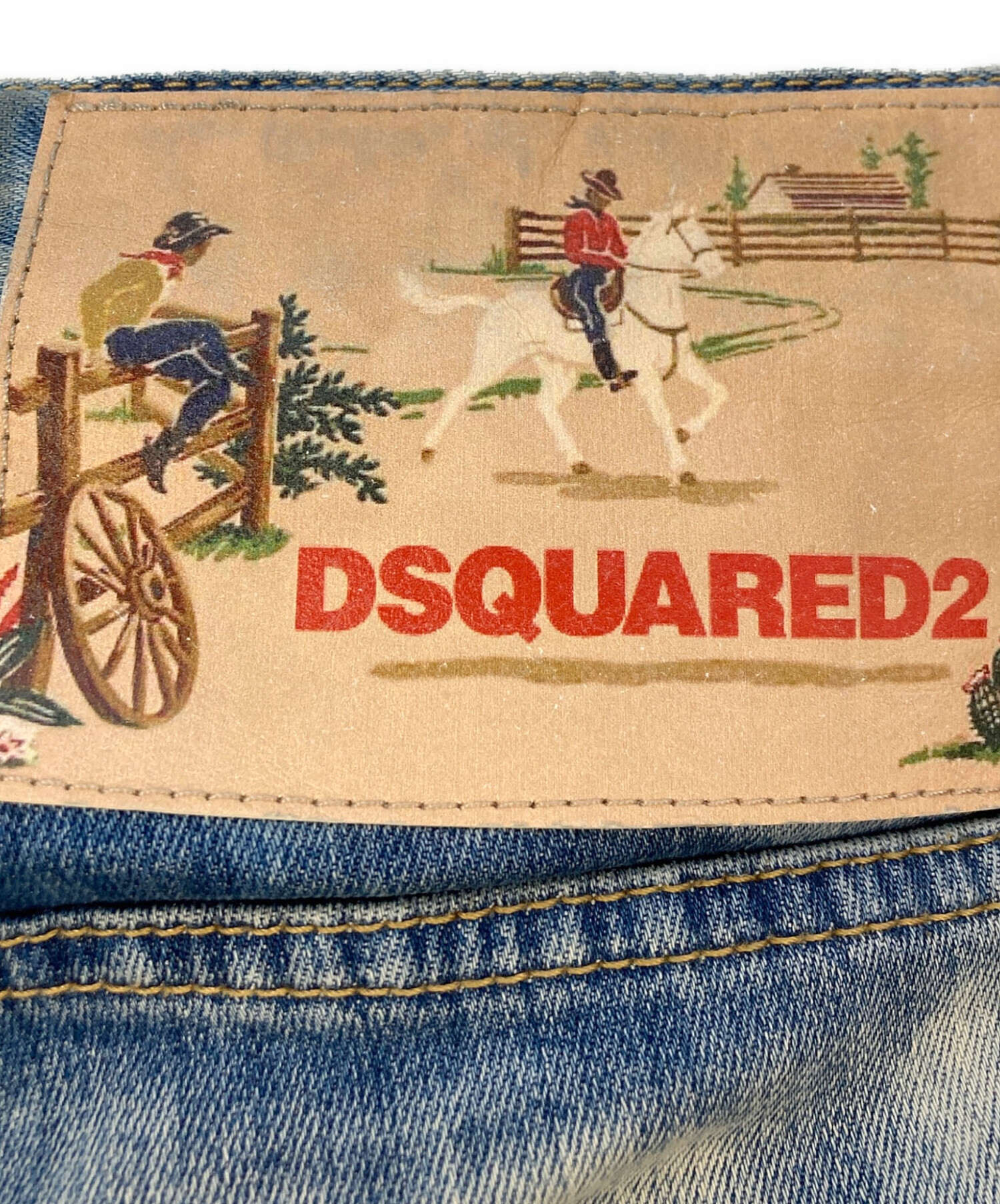 パンツ DSQUARED2 denim Skater italy damage 48 中古・古着通販】DSQUARED2 (ディースクエアード) Skater Jean