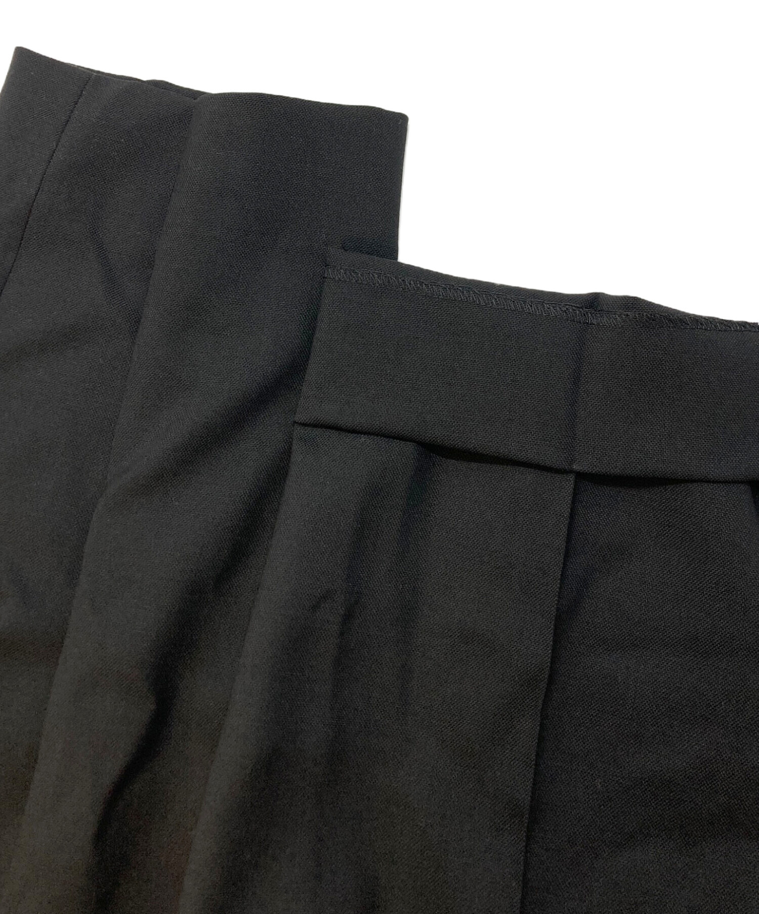 中古・古着通販】LOEWE (ロエベ) スラックス ブラック サイズ:SIZE48