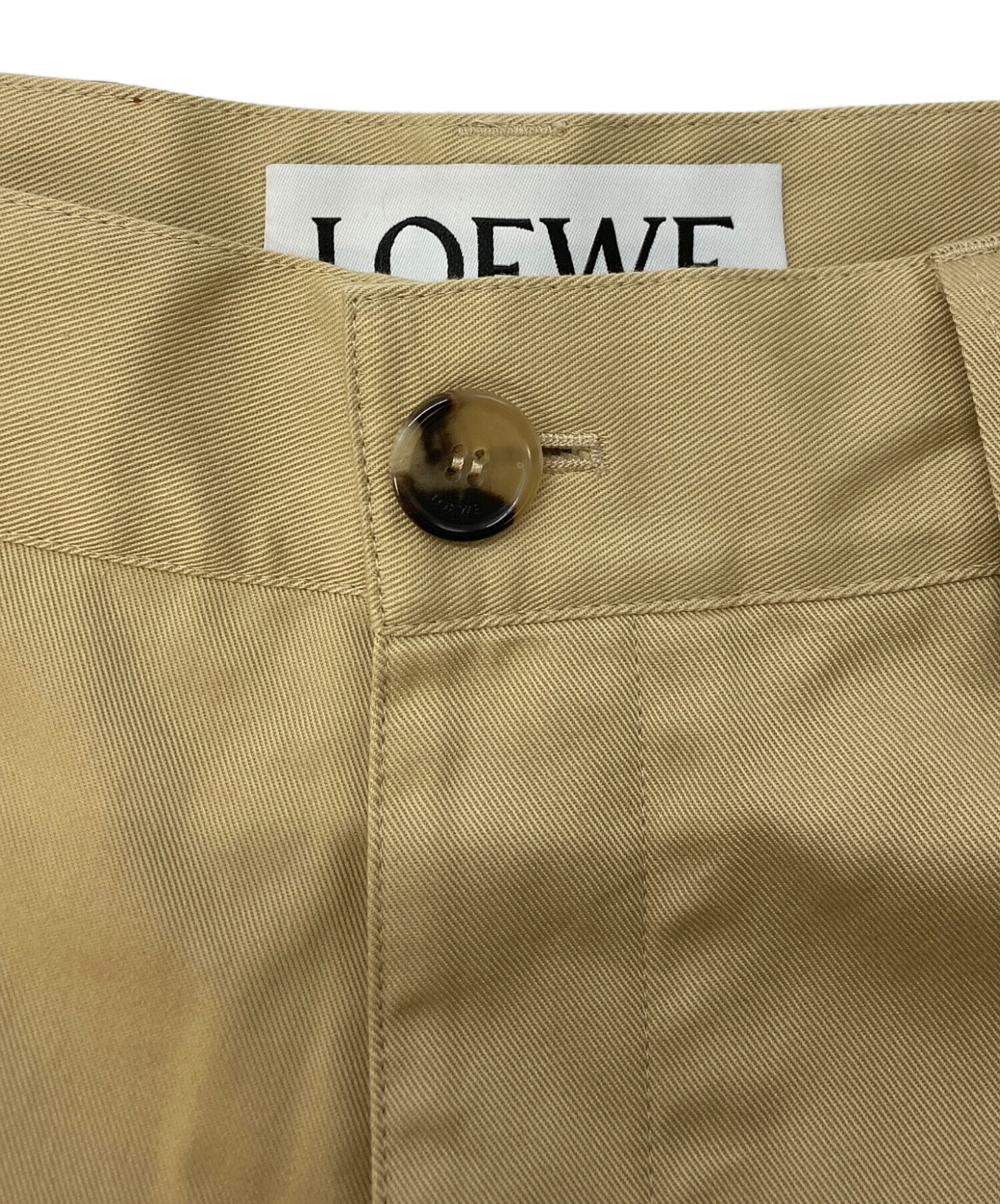 中古・古着通販】LOEWE (ロエベ) カーゴパンツ ベージュ サイズ:SIZE42