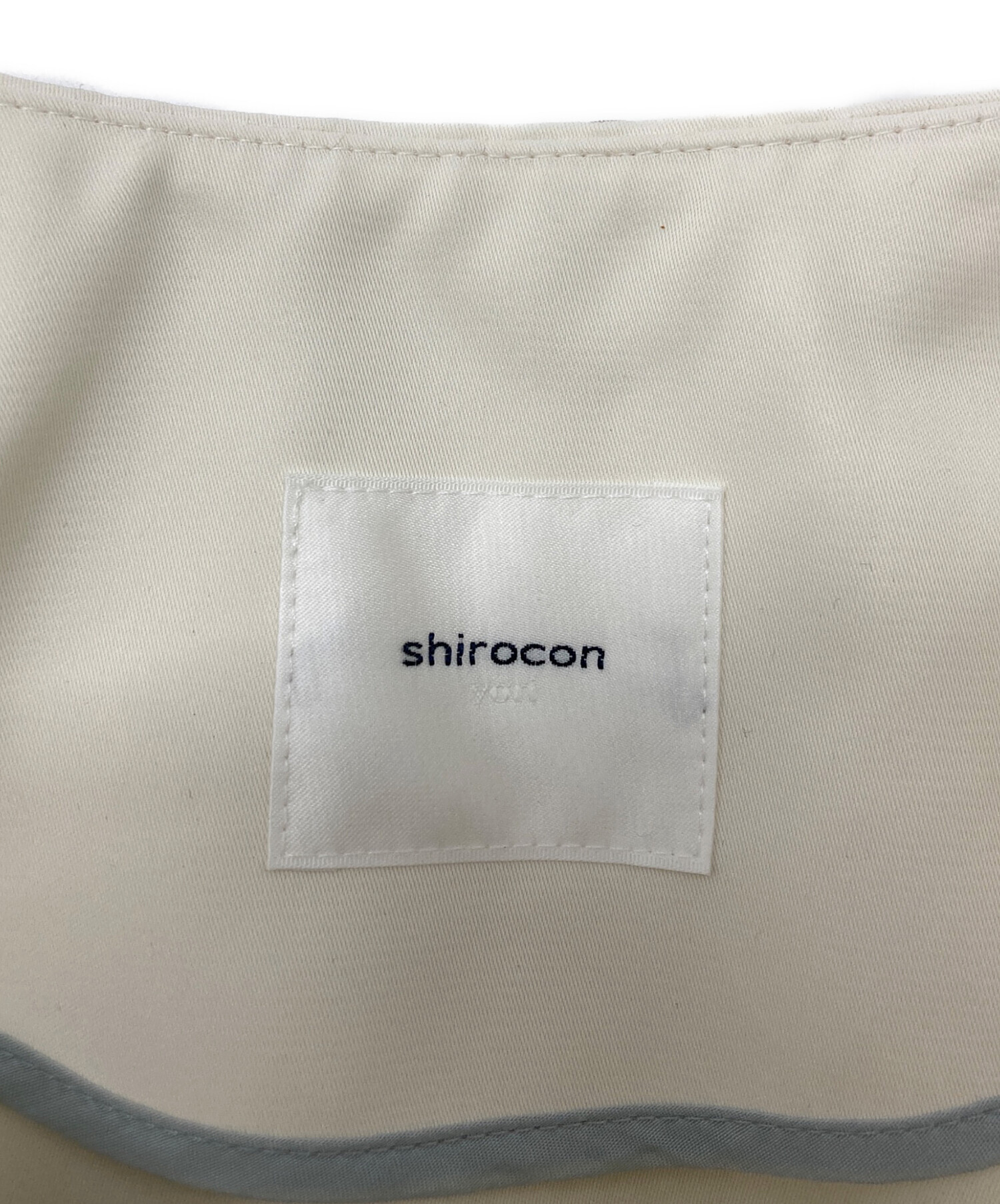 中古・古着通販】shirocon (シロコン) ロッシェコート ホワイト サイズ