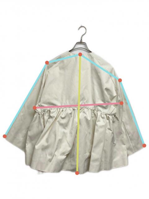 【中古】 空白迷路 中古・古着通販】shirocon (シロコン) ロッシェコート ホワイト サイズ