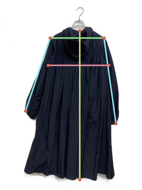 中古・古着通販】YORI (ヨリ) ビッグリボン撥水ロングパーカー