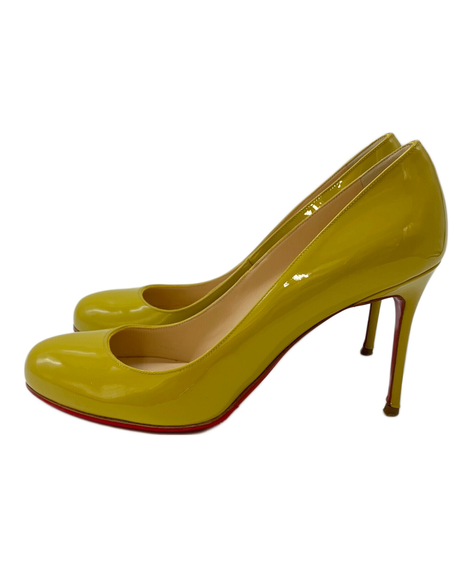 Christian Louboutin パンプス　エナメルイエロー 36サイズ 中古・古着通販】Christian Louboutin (クリスチャン・ルブタン) FIFI
