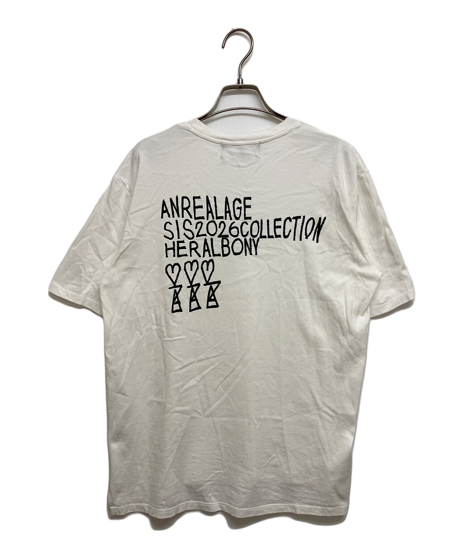 中古・古着通販】ANREALAGE (アンリアレイジ) HERALBONY T-SHIRT