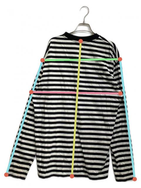 Hysteric Glamour ボーダー 長袖カットソー 中古・古着通販】Hysteric Glamour (ヒステリックグラマー) 長袖