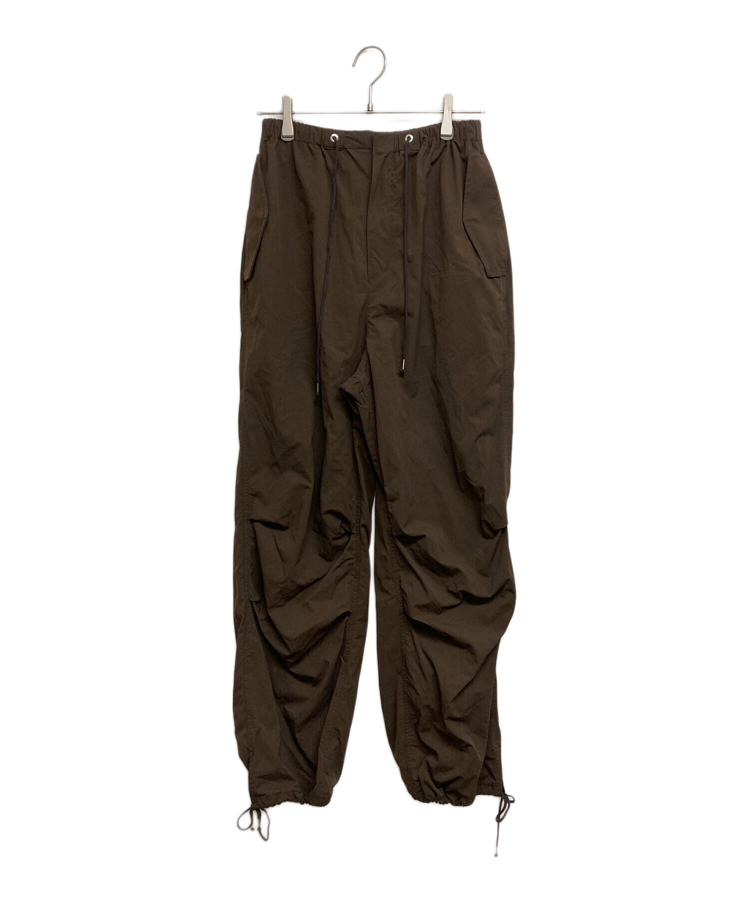 中古・古着通販】THE SHISHIKUI (シシクイ) PARACHUTE PANTS ブラウン