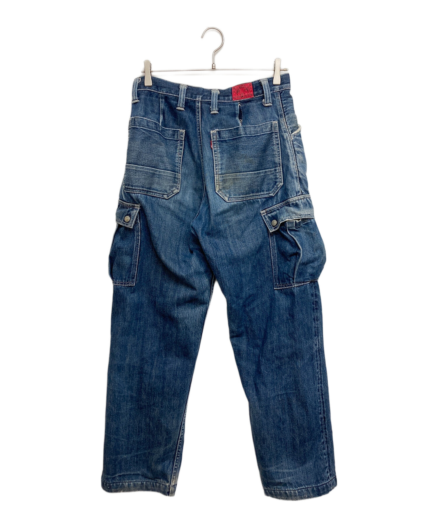 中古・古着通販】EVISU (エヴィス) デニムカーゴパンツ インディゴ