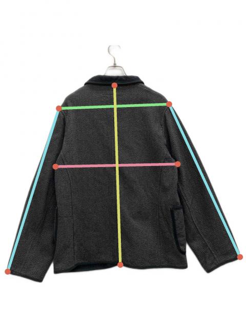 KAPITAL ビーチクロス マルチポケットジャケット ごま塩 1 メンズ 中古・古着通販】KAPITAL (キャピタル) 裏起毛ビーチクロスジャケット