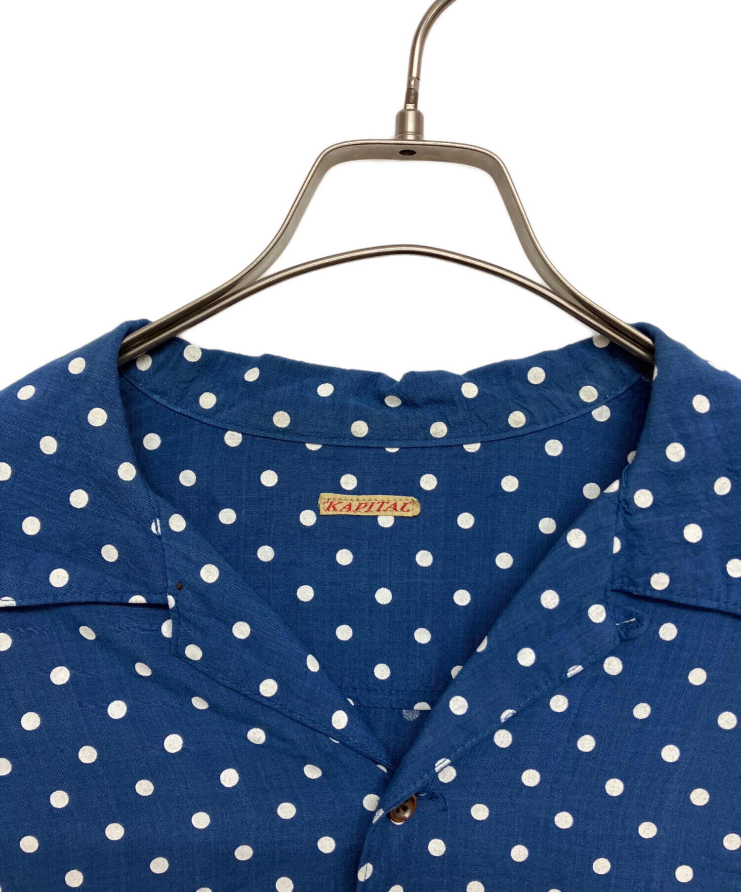 中古・古着通販】KAPITAL (キャピタル) 半袖シャツ ブルー サイズ:L
