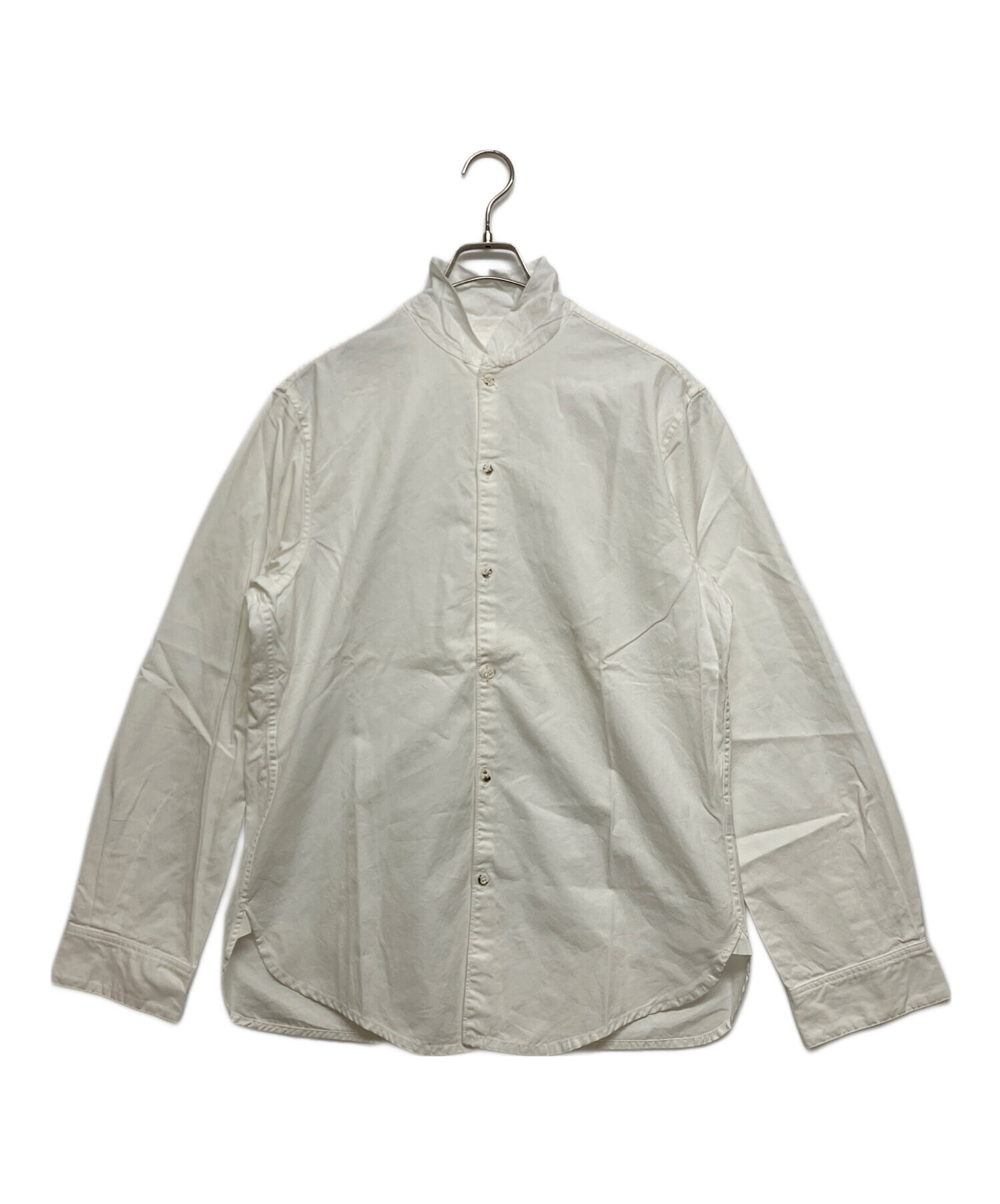 KAPITAL キャピタル カジュアルシャツ L 白 【古着】【中古】【送料無料】 中古・古着通販】KAPITAL (キャピタル) ガーゼカラーシャツ ホワイト