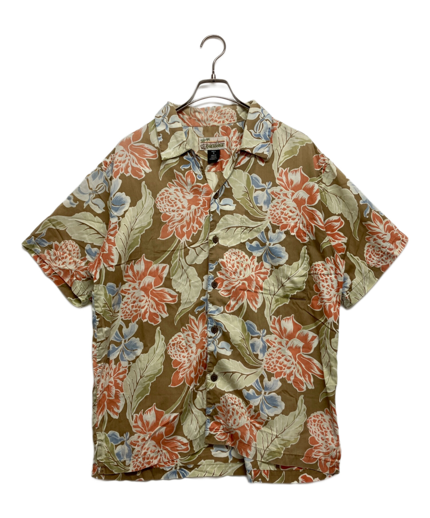 中古・古着通販】pataloha (パタロハ) アロハシャツ ベージュ サイズ:M
