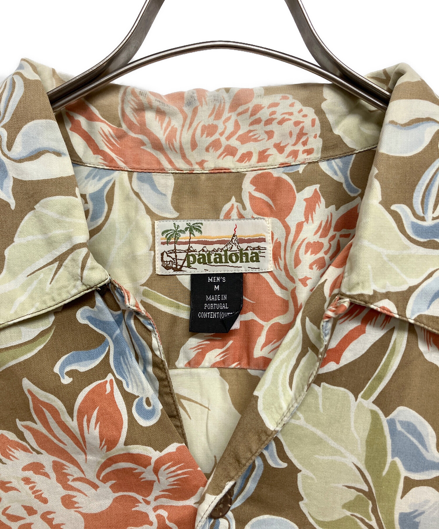 中古・古着通販】pataloha (パタロハ) アロハシャツ ベージュ サイズ:M