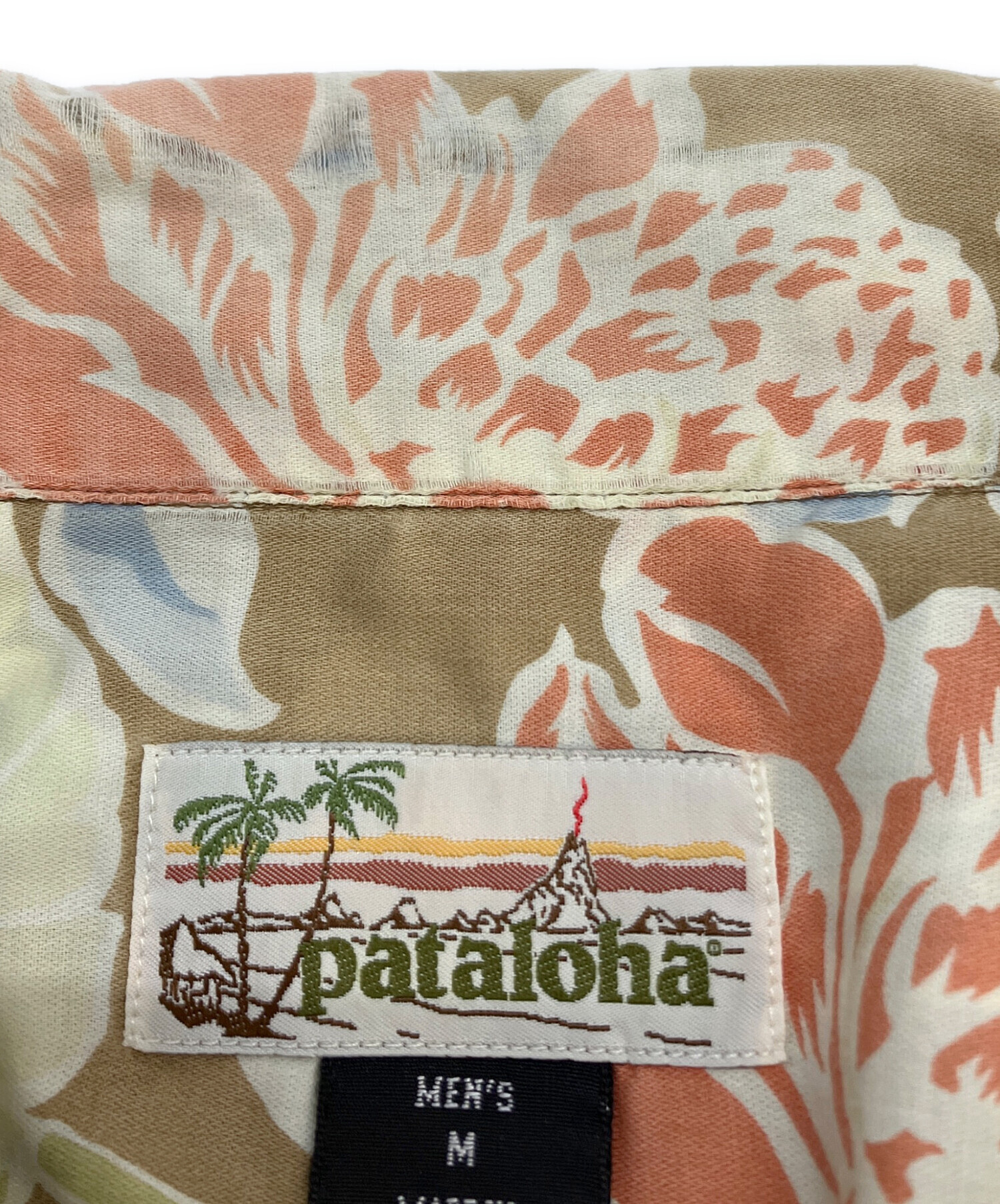 中古・古着通販】pataloha (パタロハ) アロハシャツ ベージュ サイズ:M