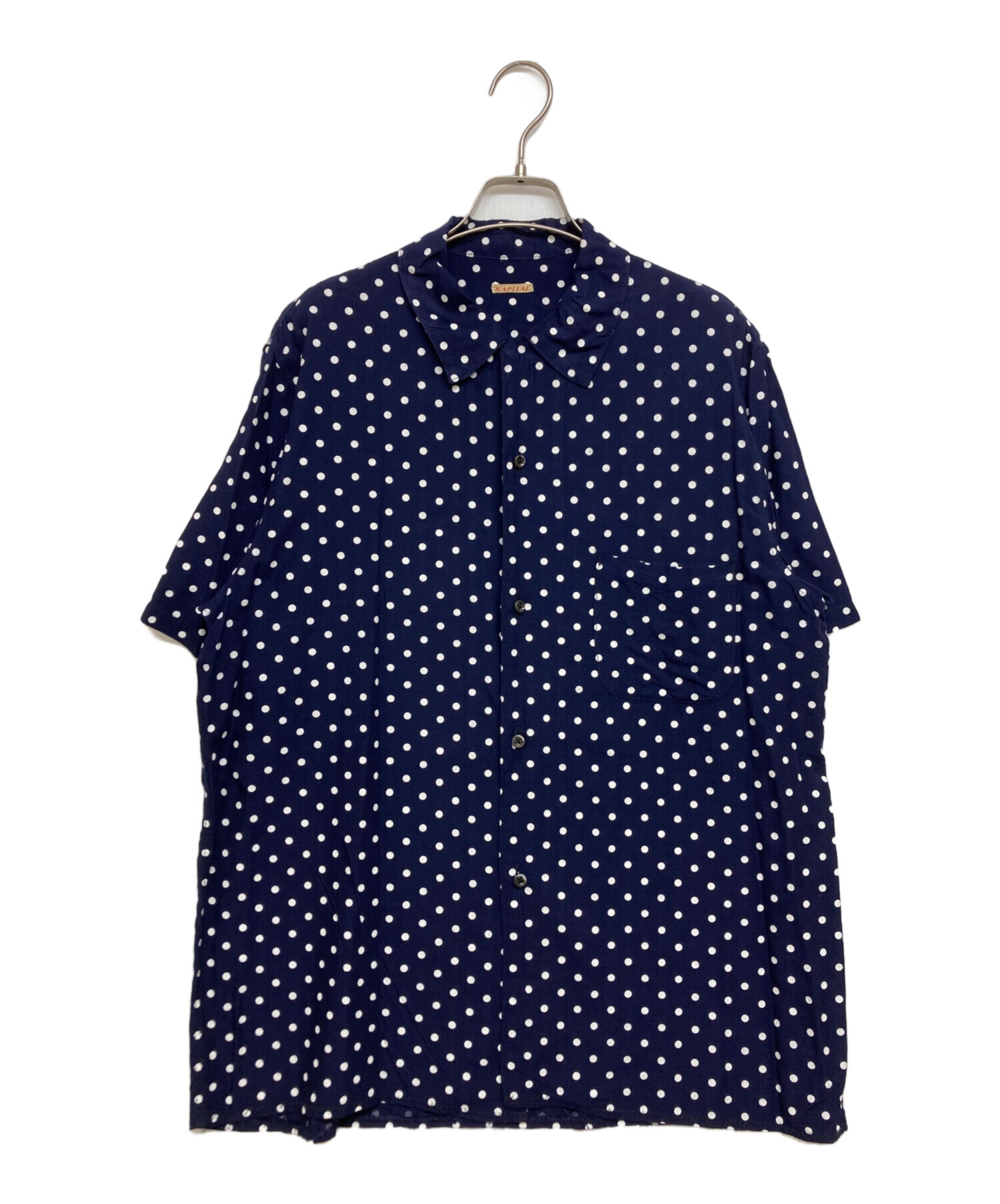 中古・古着通販】KAPITAL (キャピタル) ポルカドット レーヨンシャツ