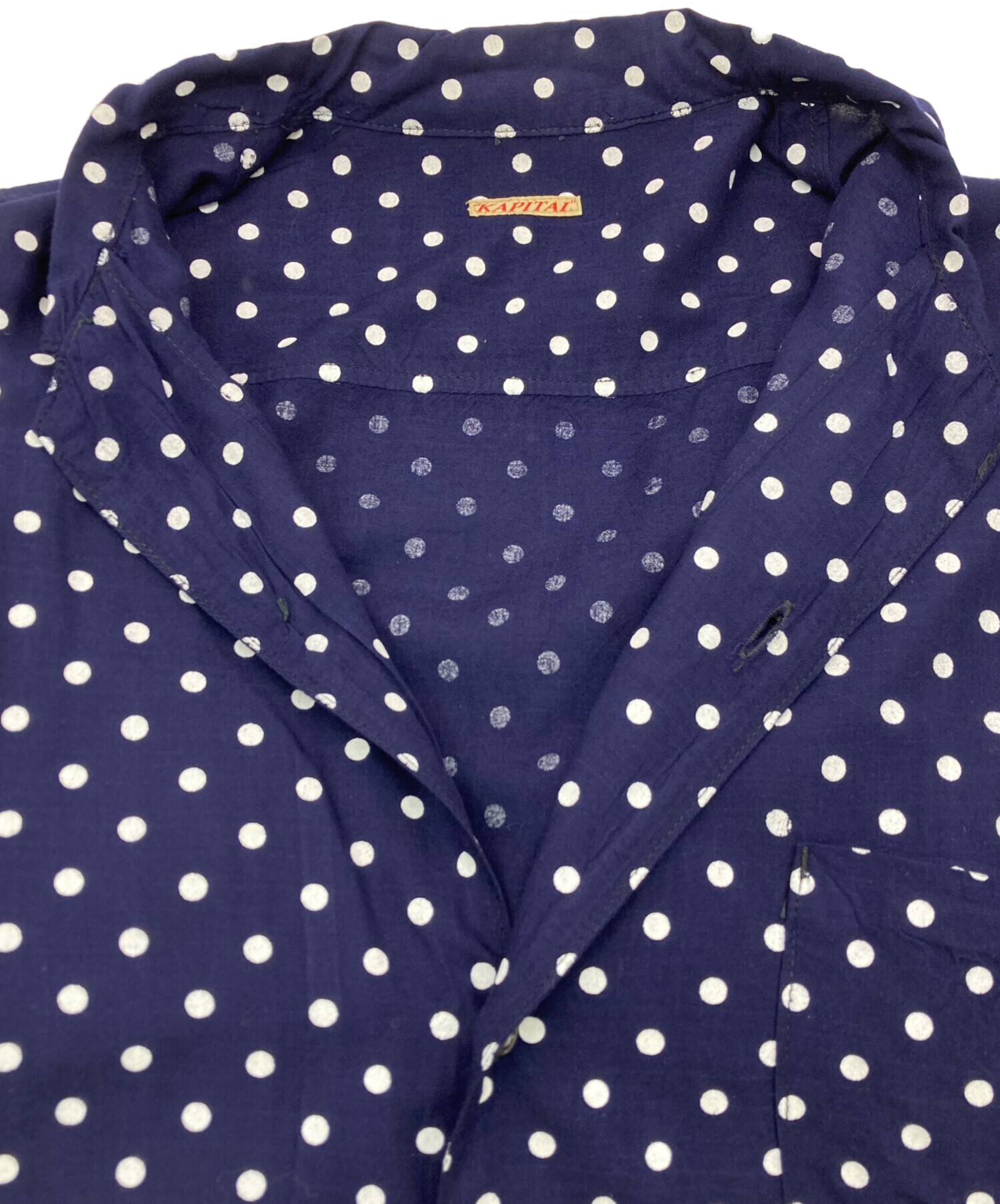 中古・古着通販】KAPITAL (キャピタル) ポルカドット レーヨンシャツ