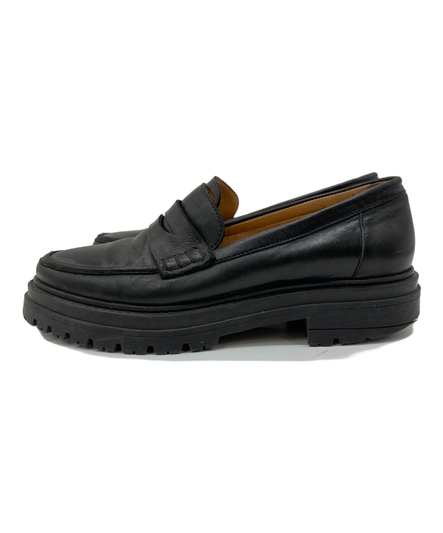 【新品未使用】Sézane ローファー ブラック 37 中古・古着通販】SEZANE (セザンヌ) ローファー ブラック サイズ:SIZE