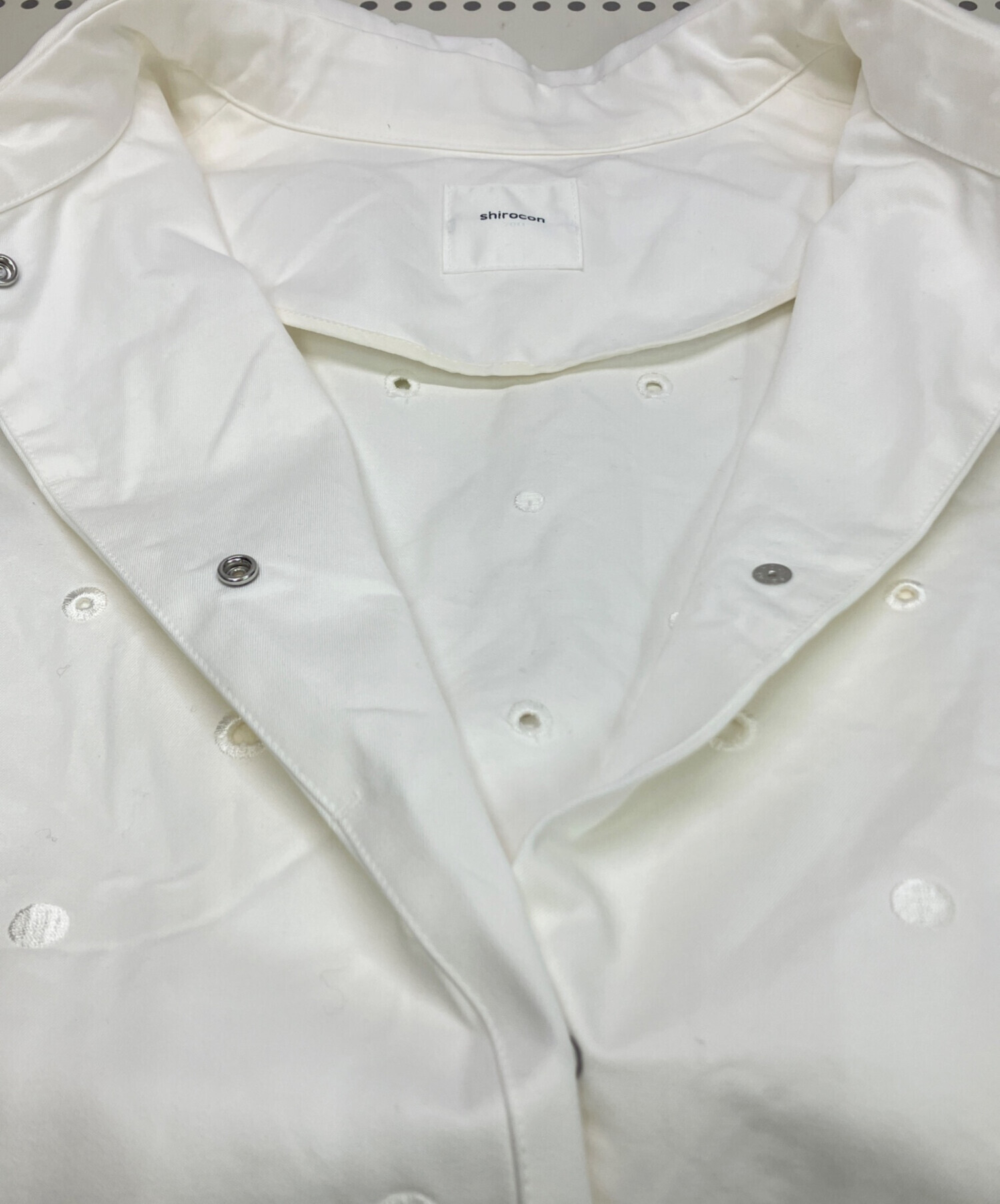 中古・古着通販】yori shirocon (ヨリ シロコン) スカラップ ドット