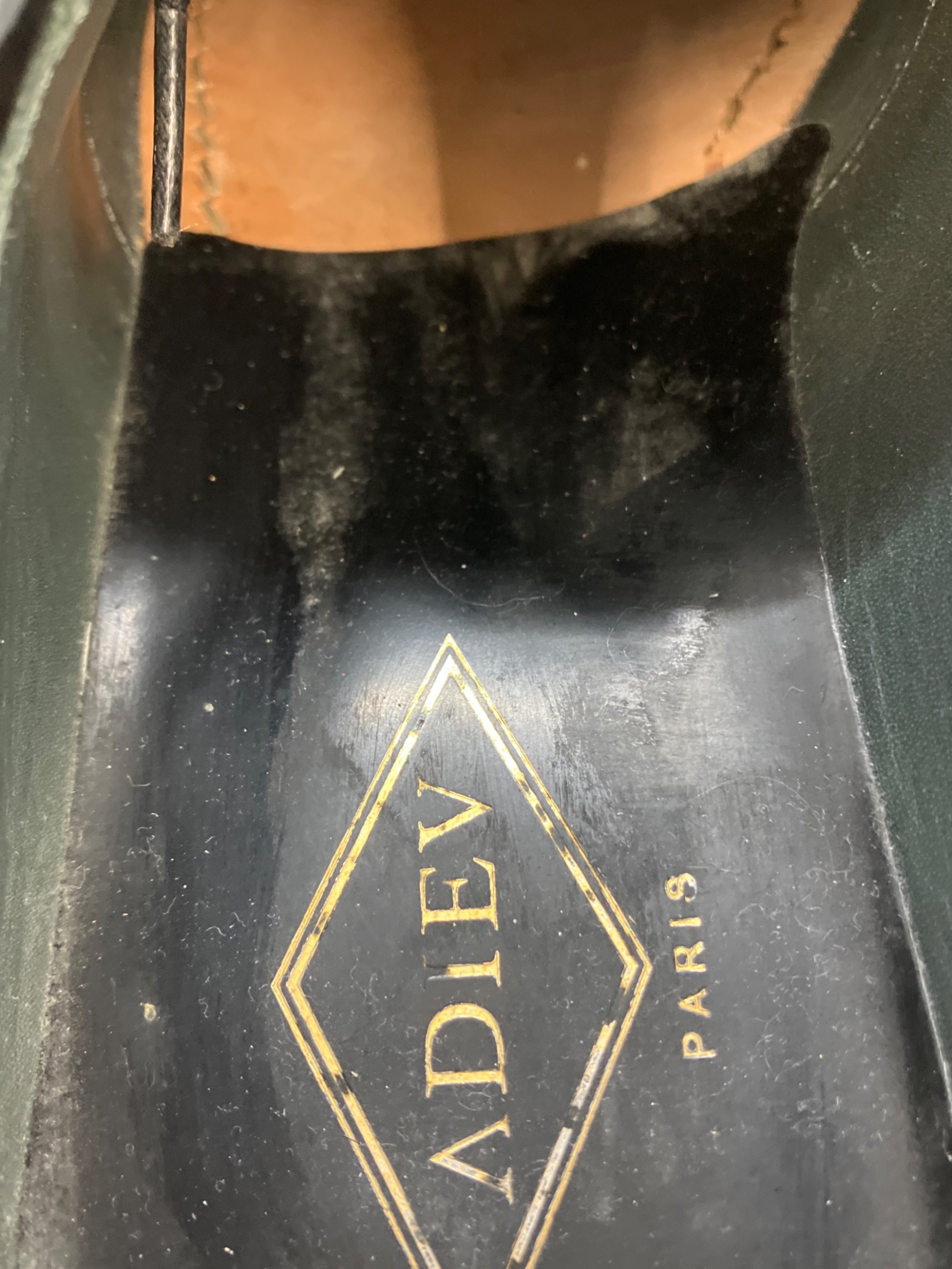 中古・古着通販】ADIEV (アデュー) ドレスシューズ ブラック サイズ