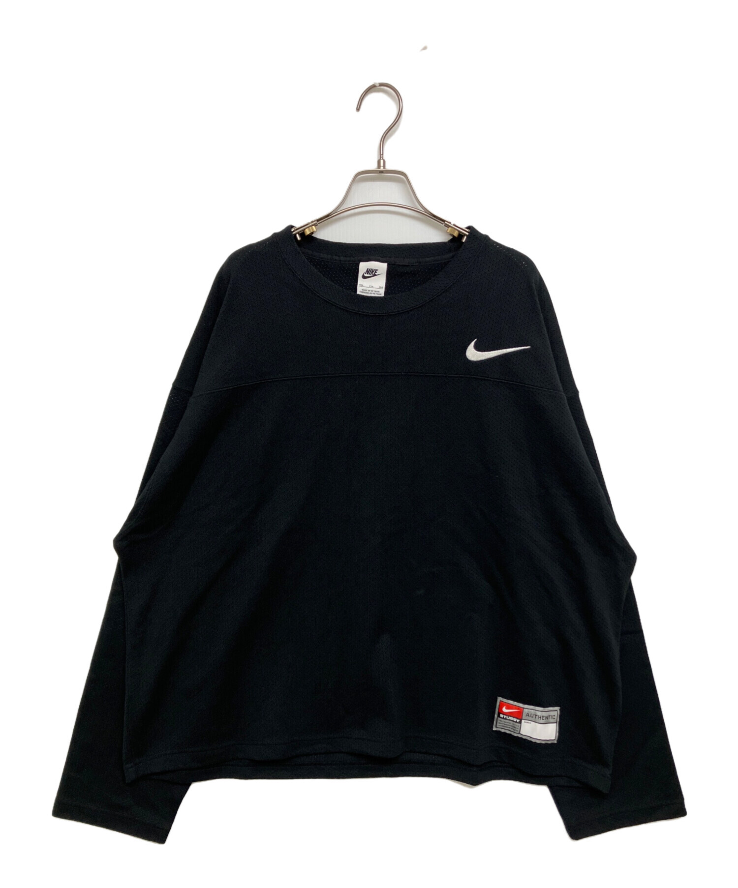 NIKE STUSSY ナイキステューシー　スウェット ブラック　正規品 中古・古着通販】NIKE (ナイキ) stussy (ステューシー) Long Sleeve