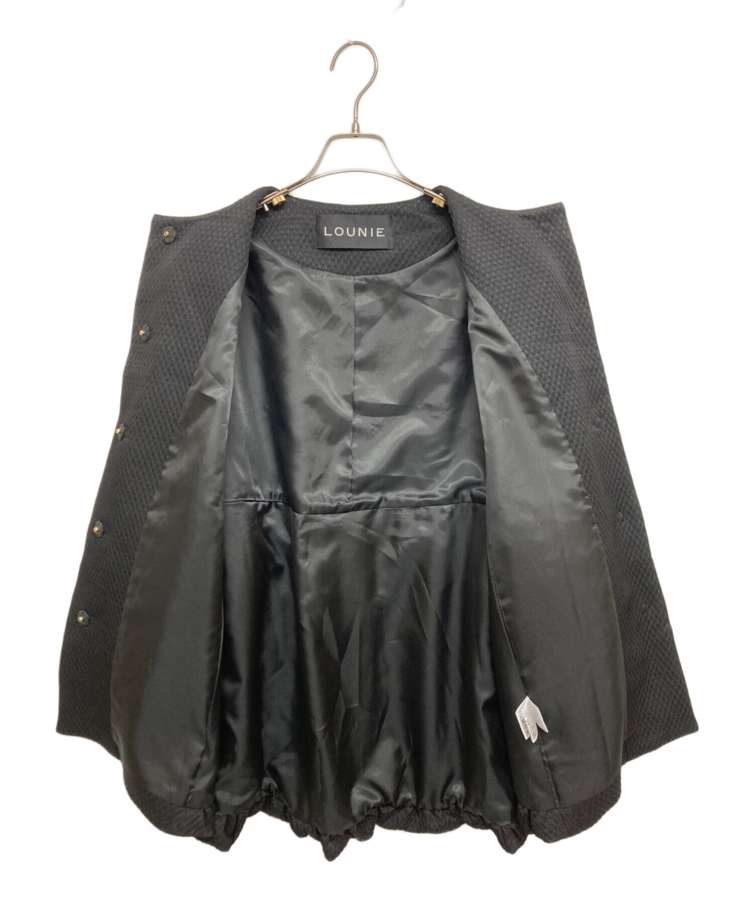 中古・古着通販】LOUNIE (ルーニー) ジャガードバルーンスリーブノー 