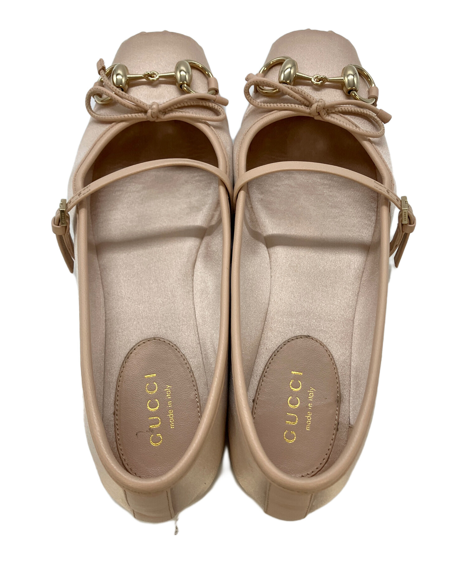 中古・古着通販】GUCCI (グッチ) ホースビット フラットバレエシューズ