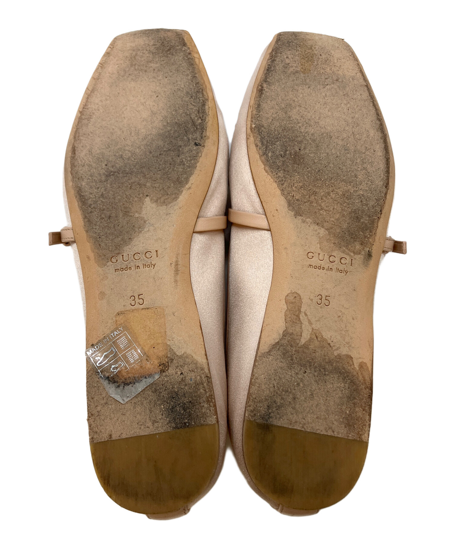 中古・古着通販】GUCCI (グッチ) ホースビット フラットバレエシューズ