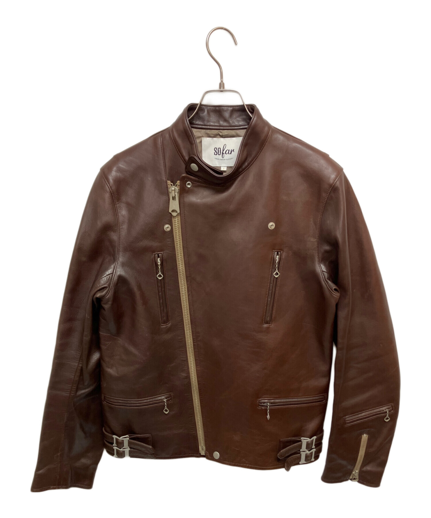 中古・古着通販】so far (ソーファー) HORSE LEATHER RIDERS/ホース