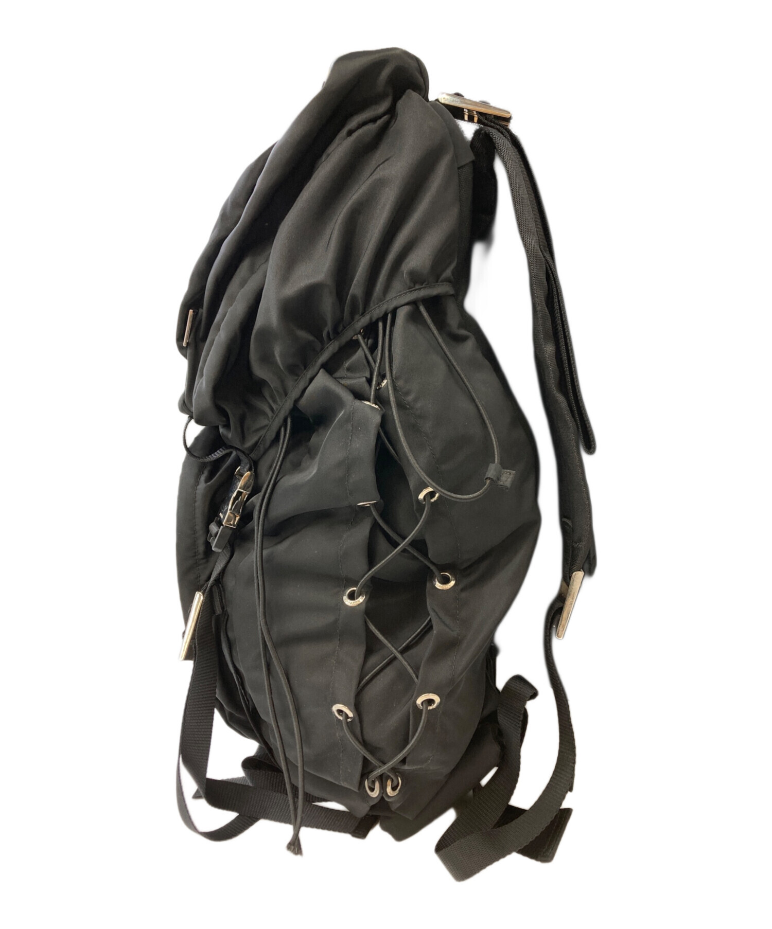 中古・古着通販】PRADA (プラダ) マウンテンリュック V133 ブラック