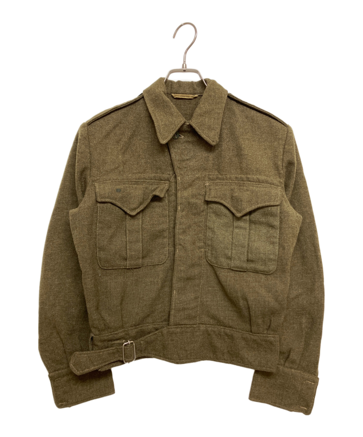 50s British Army ウール地 バトルドレスジャケット US 短丈 中古・古着通販】British Army (ブリティッシュアーミー) バトルドレス
