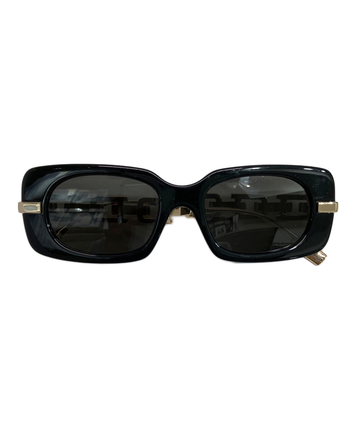 AMBUSH サングラス ブラック 中古・古着通販】AMBUSH (アンブッシュ) A CHAIN SUNGLASSES 12115068