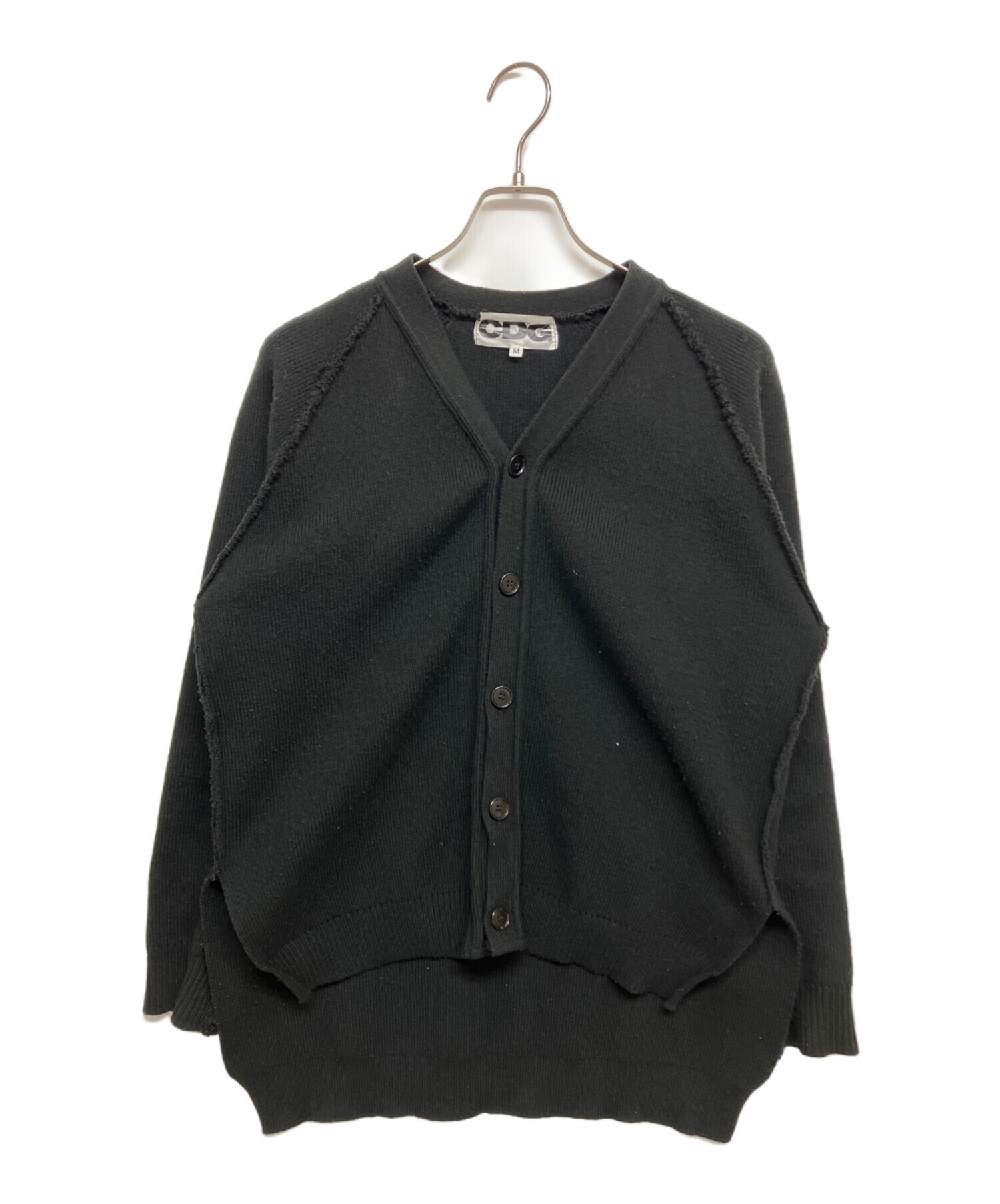 中古・古着通販】CDG (シーディージー) CDG OUTSIDED SEAM CARDIGAN SZ