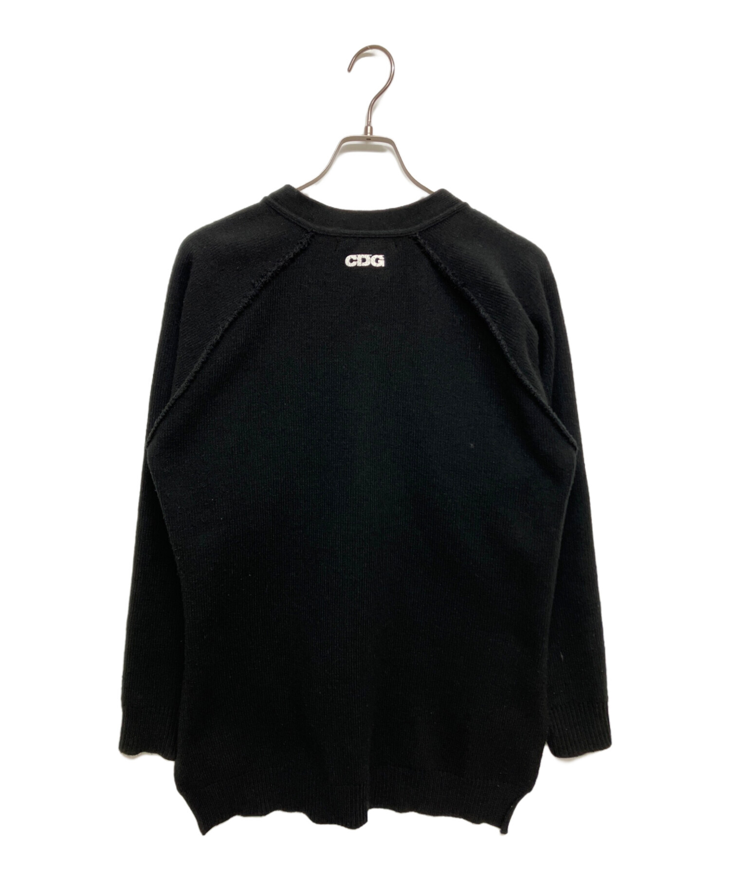中古・古着通販】CDG (シーディージー) CDG OUTSIDED SEAM CARDIGAN SZ