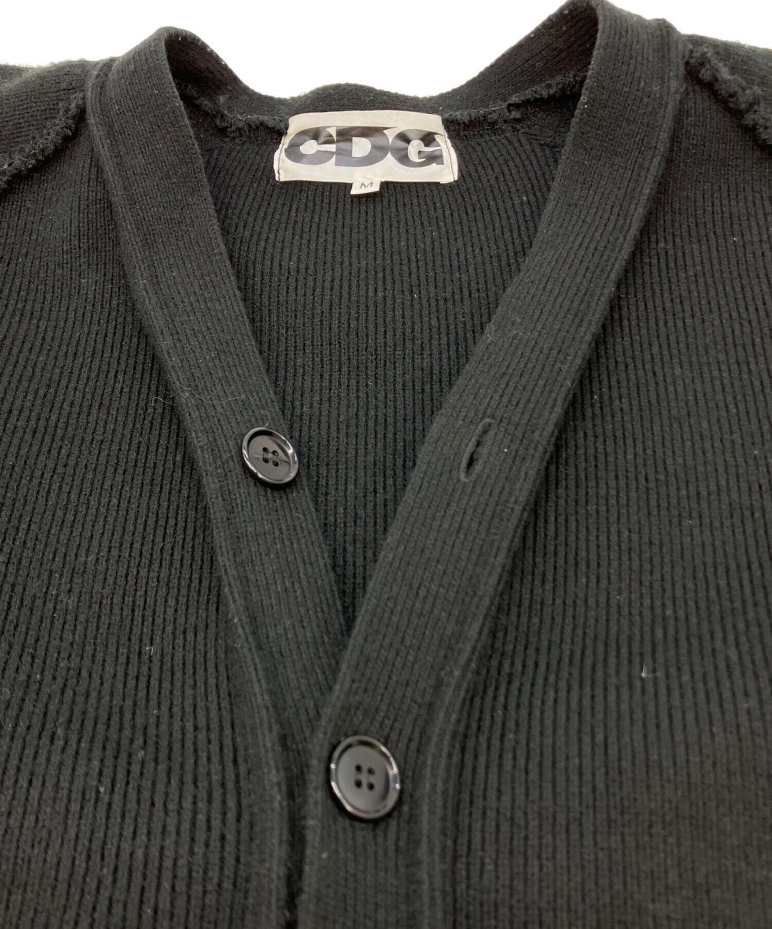 中古・古着通販】CDG (シーディージー) CDG OUTSIDED SEAM CARDIGAN SZ
